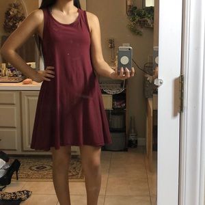 Maroon dress